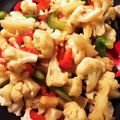 ame-ikuru's cooksnap of when they made カリフラワー 炒め.
