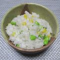 ジョングレ's cooksnap of when they made 枝豆とうもろこしごはん.