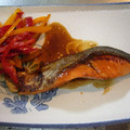 ゆりYO船長's cooksnap of when they made 鮭の柚庵風照り焼き.