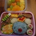 ラーメンマンの妻's cooksnap of when they made キャラ弁☆ペネロペおにぎり♪.
