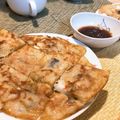 yuka9574's cooksnap of when they made ナムルの残りをチヂミに！.