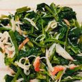 ほあちん's cooksnap of when they made ほうれん草とカニカマのナムル.