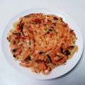ポニーリボン's cooksnap of when they made うどんでもちもちチヂミ☆.