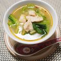 バカリャウ's cooksnap of when they made 鶏むね肉と青梗菜の旨塩生姜スープ.
