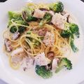 キャンキャン★'s cooksnap of when they made ＊バーニャカウダソースでクリームパスタ＊.
