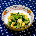 ｍａｒｉ♪'s cooksnap of when they made ✿小松菜と炒り卵で❀胡麻和え✿.