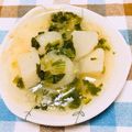 ひとはるまま's cooksnap of when they made ほろほろ～かぶの煮物～かぶの葉あんかけ♪.