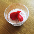 aco_ykn's cooksnap of when they made 簡単☆ふわとろ☆いちご寒天プリン.