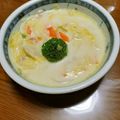 不慣れな料理人's cooksnap of when they made 白菜と大根と鶏肉のクリーム煮.