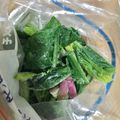 うずらのこ's cooksnap of when they made ホウレン草★茹でずに★1ヶ月保存！！.
