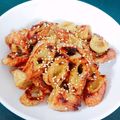 ボビン姫's cooksnap of when they made 【3分おつまみ】ちくわのソース照り焼き.