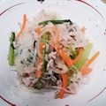 ポニーリボン's cooksnap of when they made 小松菜とひき肉の春雨炒め.