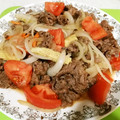 nana_tenjo's cooksnap of when they made 牛肉とトマトの中華風炒め.