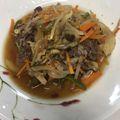 クック7H4XIN☆'s cooksnap of when they made 牛肉と野菜でプルコギ風炒め煮.