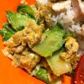 yurco's cooksnap of when they made アーサイと卵の炒め物.