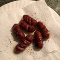 栗丸うさぎ's cooksnap of when they made 簡単お弁当用粗挽きウィンナー焼き。.