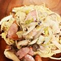 nanas☆★'s cooksnap of when they made 白菜とベーコンの生クリームパスタ.