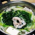 １８７５'s cooksnap of when they made 豚バラとほうれんそうの常夜鍋.