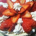 toshi☆r2's cooksnap of when they made とろける♡オレオと苺のレアチーズケーキ.