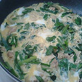 ｺｱﾗ's cooksnap of when they made めんつゆで簡単にらの卵とじ.
