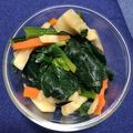 なつきよう's cooksnap of when they made 彩りきれい三色和え♪沢庵があれば！.