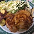 ｙａ－ｙａ－'s cooksnap of when they made 照り焼きチキンと野菜の簡単ワンプレート.