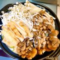 mitiko203's cooksnap of when they made きのこたっぷり鍋韓国風♪.