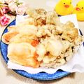 ももちゃんのれしぴ's cooksnap of when they made にんじんの天ぷら.