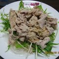 miibr's cooksnap of when they made 新玉ねぎと豚しゃぶの柚子ぽんサラダ☆.