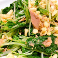 ウディ子's cooksnap of when they made 簡単5分＊天かすと水菜とツナのおひたし.