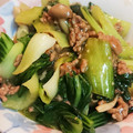 ☆☆as☆☆'s cooksnap of when they made 豚ひき肉と青梗菜のてりやき風炒め.