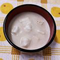 SUNMOONMOM's cooksnap of when they made ほっこり温まる♡甘酒しるこ.