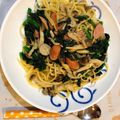 k3family's cooksnap of when they made ランチに☆きのこの和風バター醤油パスタ.