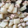 T△U's cooksnap of when they made ご飯がすすみます☆じゃがいものそぼろ煮.