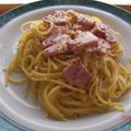 ワンピ's cooksnap of when they made 誰でも本格ブロックベーコンのカルボナーラ.