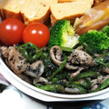 ジョンリークッカー's cooksnap of when they made ほうれん草と豚の炒め物.
