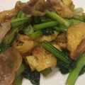 ねみねみ's cooksnap of when they made カリカリ豚と小松菜のカレー味噌炒め.