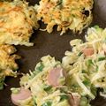 トラととら's cooksnap of when they made あり物で作る！お好み焼き！(‾▽‾).