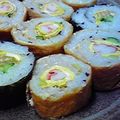 じむしぃ's cooksnap of when they made いなりで♪小さなお花の巻き寿司.