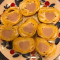 クックTDBNRF☆'s cooksnap of when they made キャラ弁お弁当に★魚ニソのハートの卵焼き.