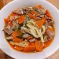 ありんこ☆★'s cooksnap of when they made うどん鍋うどんすき♪簡単豚肉つゆ.