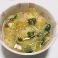 もぐ・ω・くま's cooksnap of when they made 簡単和食にキャベツ玉ねぎワカメのお味噌汁.