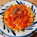 1655's cooksnap of when they made ■アンチョビ＆たっぷり玉葱のトマトパスタ.