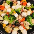 陸ケミ's cooksnap of when they made お餅のアヒージョ♬.