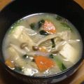 ぴこみど☆'s cooksnap of when they made 冬野菜の「豚汁」お餅入り！.