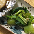 mantacarp's cooksnap of when they made 小松菜のちりめんじゃこ和え（わさび風味）.