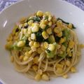 あ　い　ぼ　ん　　's cooksnap of when they made お揚げと小松菜の生姜バターパスタ.