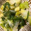 手抜きクック's cooksnap of when they made 超簡単！白菜と長葱のあつあつごま油サラダ.
