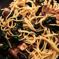 ame-ikuru's cooksnap of when they made きのことほうれん草の和風パスタ.