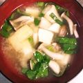 ムーミン☆ママ's cooksnap of when they made しめじと豆腐のヘルシー味噌汁.